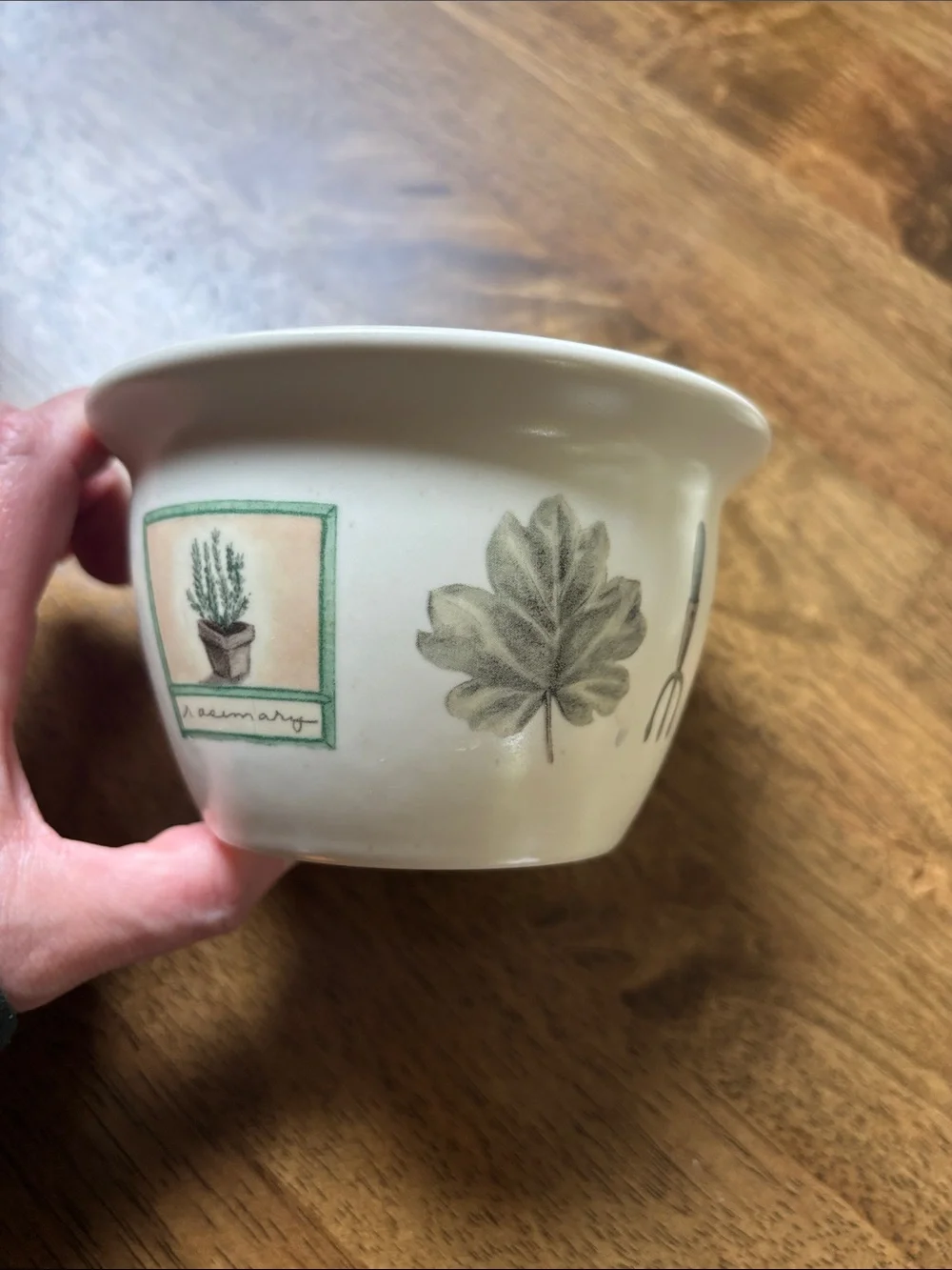 Vintage Pfaltzgraff “Naturewood” Sugar Bowl Cottagecore